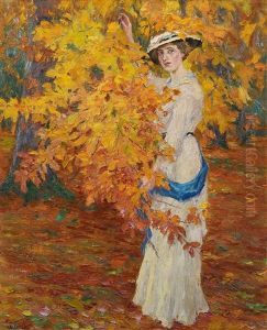 Goldener Herbst by Edward Cucuel