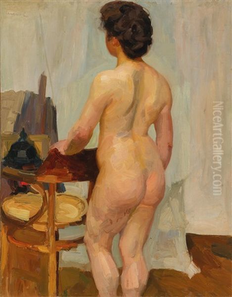Standing Female Nude - view 1