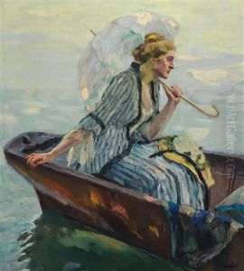 Sommer (summer - Lady In A Boat With Parasol) Sommer (summer - Lady In A Boat With Parasol)