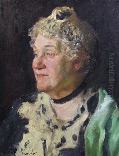 Portrait Of An Elderly Woman - view 1