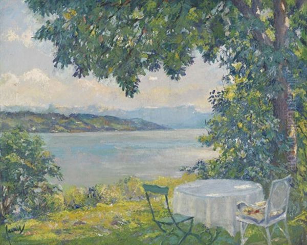 Blick Auf Den Starnberger See - view 1