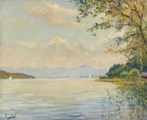 Starnberger See - Fernsicht by Edward Cucuel