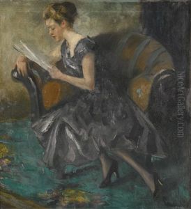 Madchen In Einem Interieur (girl In An Interior)