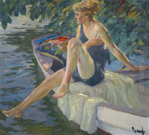 Die Badenixe (the Bather) - view 1