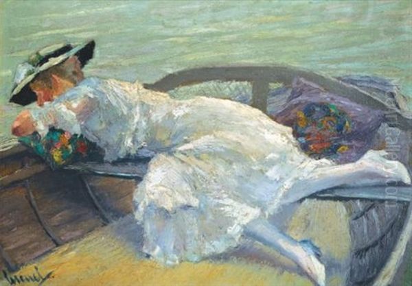 Im Ruderboot (girl In A Boat) - view 1