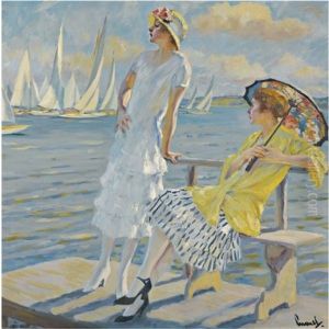 Sommer Regatta (summer Regatta) by Edward Cucuel