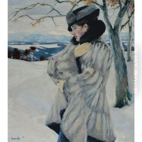 Madchen Im Pelz, Bad Tolz - Girl With Fur Coat, Bad Tolz - view 1