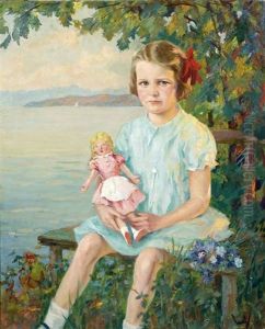 Madchenporat (eva Meyerweissflog) by Edward Cucuel