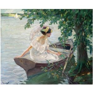 An Outing By Boat by Edward Cucuel