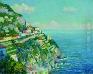 Felsen Von Positano (+ Draft, Washed Out, Verso)