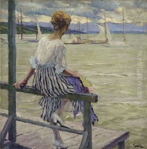 Am Steg by Edward Cucuel