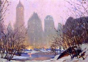 Ansicht Von New York by Edward Cucuel