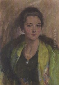 Portrat Elisabeth Meinhold by Edward Cucuel