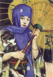 Japonaise A L'ombrelle Japonaise A L'ombrelle