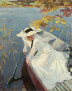 Herbstnachmittag by Edward Cucuel