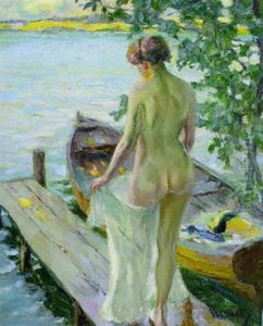 Am Steg by Edward Cucuel