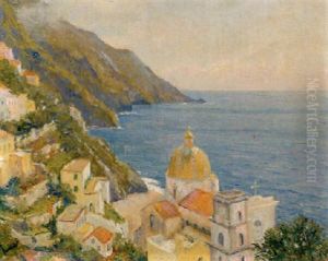 Kirche Am Meer - Positano by Edward Cucuel