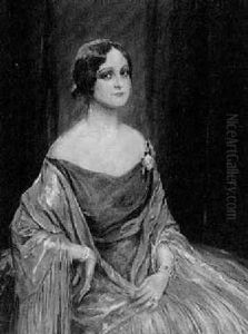 Portrait Of The Great Operatic And Concert Singer Renee Thornton by Edward Cucuel
