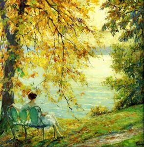 Sunny Spring Morning by Edward Cucuel