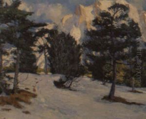 Winternachmittag, Schatten by Edward Cucuel