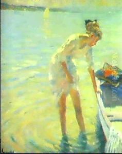 Wasserfreude. by Edward Cucuel