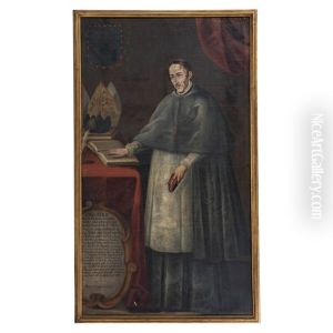 Retrato De Don Nicolas Carlos Gomez De Cervantes