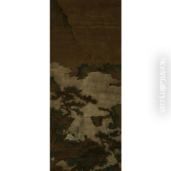 A Chinese Painting Of Scholars - view 1