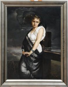 Zenobia, Queen Of Palmyra Following Captured By The Romans by George Cuitt