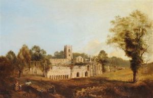 A View Of Fountains Abbey
