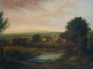 Evening At Wensley, Yorkshire