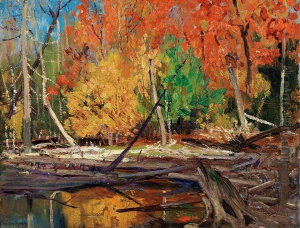 Autumn, The Laurentians - view 1