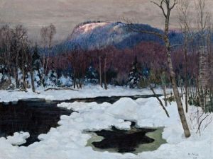North Cache River, Lake Tremblant by Maurice Galbraith Cullen