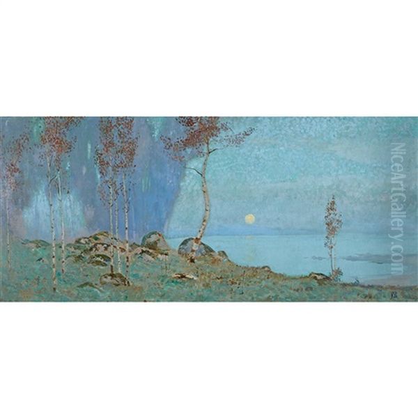 Moonlit Landscape - view 1