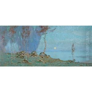 Moonlit Landscape by Maurice Galbraith Cullen