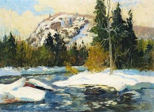 The North River At Ste. Marguerite by Maurice Galbraith Cullen