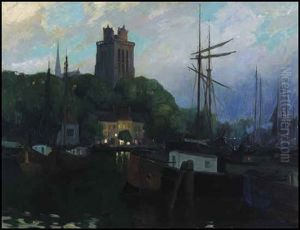 Dordrecht At Twilight