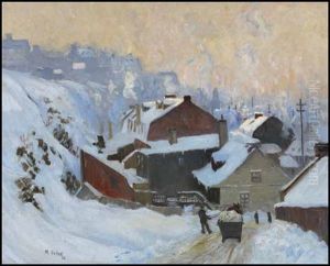 Lower Town, Quebec by Maurice Galbraith Cullen