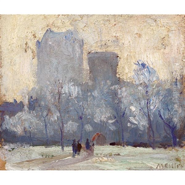 Dominion Square With St. George's Church & C.p.r. Station In The Background, Montreal - view 1