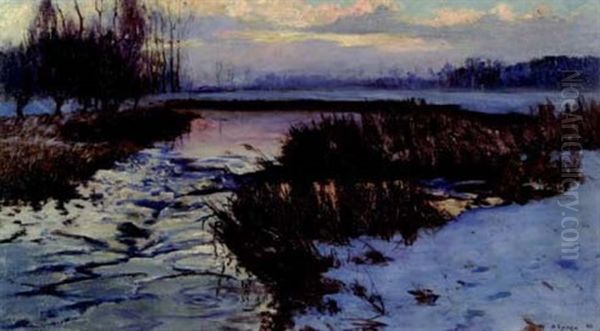 Wintry Marshes - view 1