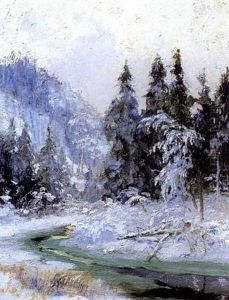 Hiver - Riviere Cachee by Maurice Galbraith Cullen