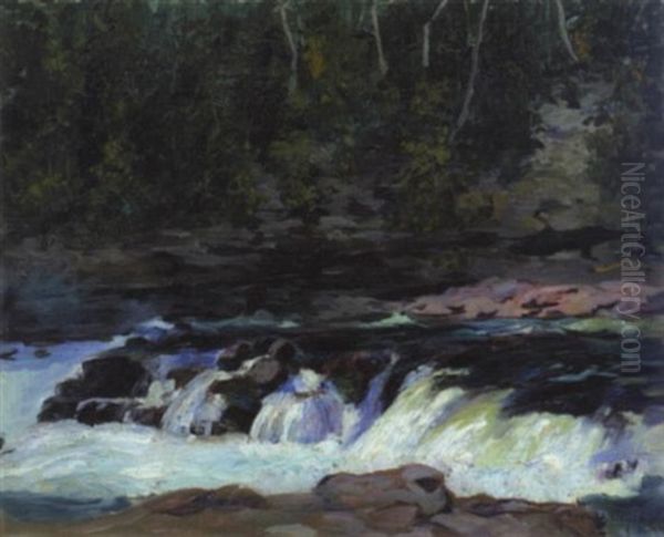 Montmorency River Near A Bridge - view 1