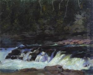 Montmorency River Near A Bridge