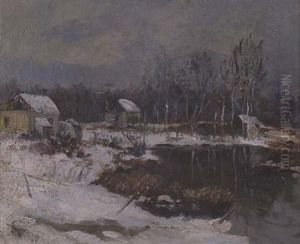 Spring Break-up At Beaupre by Maurice Galbraith Cullen