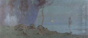 Moonlight Landscape by Maurice Galbraith Cullen