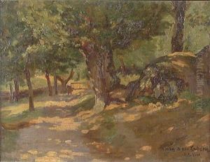 A Walk Through A Sunlit Woods by Maurice Galbraith Cullen