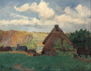 Farm In Brittany by Maurice Galbraith Cullen