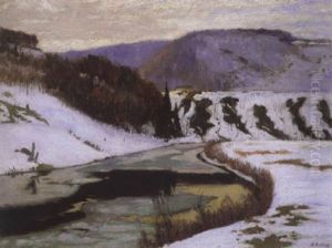 North River At Piedmont by Maurice Galbraith Cullen