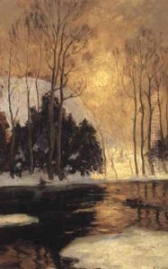 A Winter Morning On The Cach, River by Maurice Galbraith Cullen