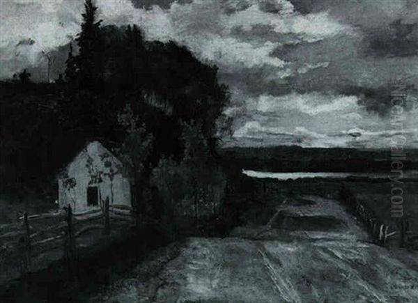 Country Road In Autumn - view 1