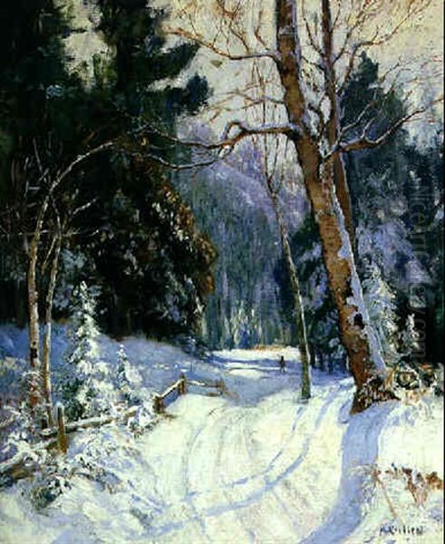 Country Road, Winter - view 1